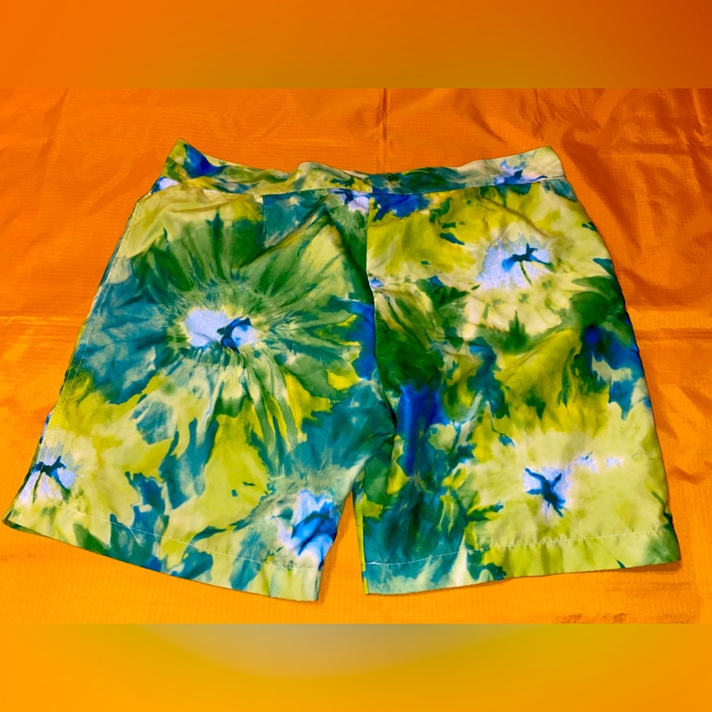 Ultra sexy Parke & Ronen Tie-Dye Swim Trunks (Size 34) Excellent pre-owned.